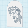 Jesus-Christ-2.png Jesus Christ icon, inscription IC XC NIKA, Christian Gift, Home Wall Art Decor, spiritual medalion PACK of 2 models