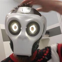 Neo Monkey - cosplay masque sci-fi - fichier stl numérique pour impression 3D