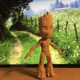 groot articulado y estatico