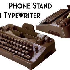 1dd1d6dd-469c-4475-9987-87accb224553.jpg Archivo 3D gratuito Mini Typewriter - Phone Stand・Idea de impresión 3D para descargar