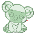 Koala bebe - copia.png Koala baby cookie cutter