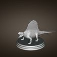 Dimetrodon1.jpg Dimetrodon Dinosaur for 3D Printing