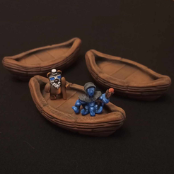 Boat.png Wooden Boat - Supportless, Print in place