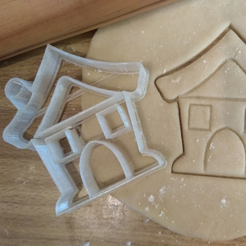 Capture d’écran 2017-11-27 à 11.02.04.png STL-Datei House Cookie Cutter kostenlos・3D-Druck-Modell zum herunterladen