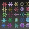 34.JPG Snowflakes collection