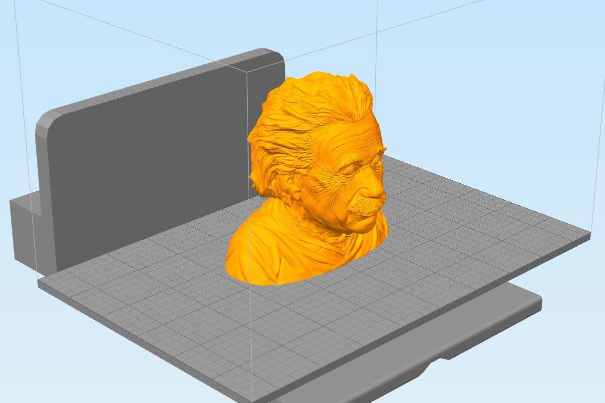 Einstein_Simplfy3d.jpg Бесплатный OBJ файл Бюст Альберта Эйнштейна・3D-печатная модель для скачивания, LSMiniatures