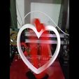 spinning_heart088.jpg Archivo STL gratis Valentine spinning heart Photo holder・Objeto de impresión 3D para descargar