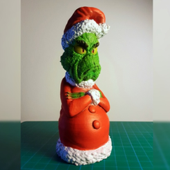 Screenshot_81.png Free 3D file Grinch Christmas Tree Ornament・3D printer design to download