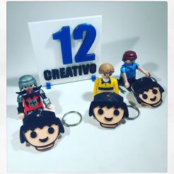 AC11F003-FDB0-4D6B-B808-0F46D04EF1C6.JPG Archivo STL LLAVERO CARA PLAYMOBIL FACE KEYCHAIN・Modelo de impresión 3D para descargar