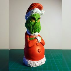 g_1.jpg STL-Datei Grinch Christmas tree ornament kostenlos・Design für 3D-Drucker zum herunterladen