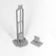 Water-Tower-02-11.jpg Cylindrical Sectional Water Tower - OO Gauge / 1:76 Scale