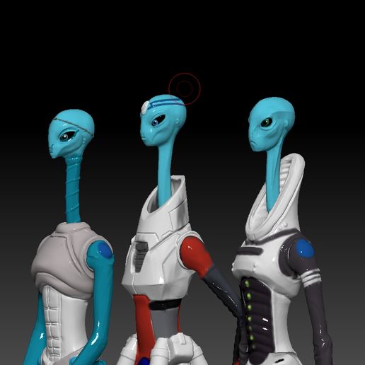 screenshot.372.jpg STAR WARS .STL The Bad batch OBJ. Kamino characters 3d KENNER STYLE ACTION FIGURE.