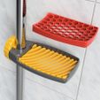 Render_q.jpg Free STL file Elegant Soap Dish for your Shower, modular and customizable・3D print design to download