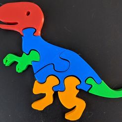 Multicolor_TRex.jpg Fichier STL gratuit Dino Kids T-Rex - Multicolor・Modèle pour impression 3D à télécharger