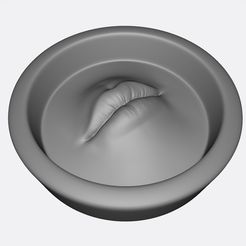 1.jpg Fichier 3D Porte-encens Lips・Plan à imprimer en 3D à télécharger