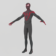 Renders0010.png Spiderman Miles Morales Spiderverse Textured Lowpoly