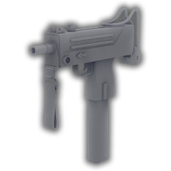 mac-11.png STL file MAC-10 SUBMACHINE GUN・3D printing template to download