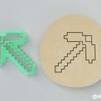 pickaxe_minecraft.jpg Forms for cookies and gingerbread Weapons Minecraft (SET 4)
