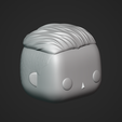 09.png Male Custom Head | Quiff Hairstyle | DIY Part | Vinyl Style STL | MH_3-2