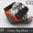 IMG_1122.jpeg Big Block Chevy engine for print 1/24 scale