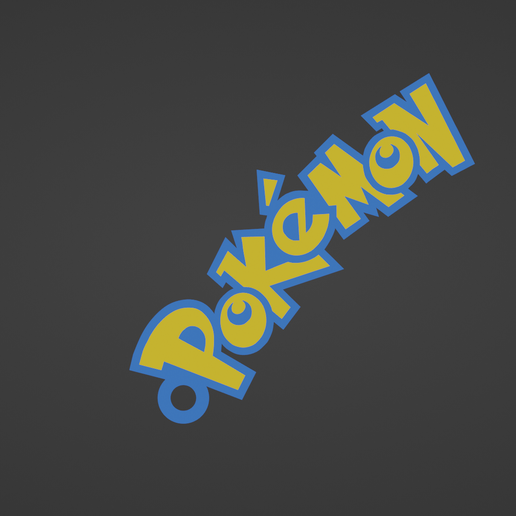 Keychain with the Pokémon logo / Keychain with the Pokémon logo