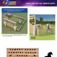 Farm-Life-set-02-instructions-3.jpg Conjunto 02 da vida na quinta: Portão do rancho