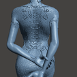 09b.png CORTANA HALO 4 - ULTRA HIGH DETAILED SURFACE-GAME ACCURATE MESH stl for 3D printing