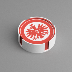 coaster_frankfurt-v5.png STL file COASTER / UNTERSETZER EINTRACHT FRANKFURT・3D printing template to download