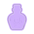 Poison bottle-cookiecad.stl Poison Bottle Cookie Cutter And Stamp