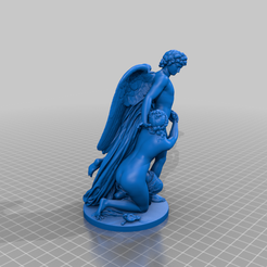 amor-and-psyche_VinceCZ.png Archivo STL gratis Amor y Psique・Diseño por impresión en 3D para descargar