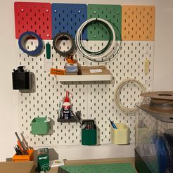 Pro Acryl paint pot holders for Ikea Skadis by Zenoku, Download free STL  model