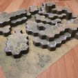 Make-14.jpg BATTLETECH TERRAIN MAP ROLLING HILLS #2 (CLAN INVASION)