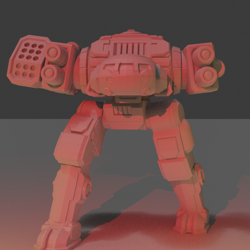 Tanto-5.png Echo Tech - Tanto Light Striker Mech - FDM imprimível