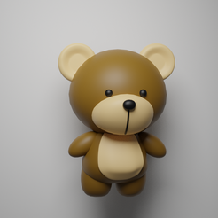 oso.png Archivo STL Oso- personaje・Idea de impresión 3D para descargar