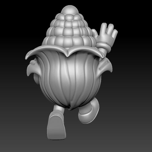 🌽 Cute Corn Chibi Character 3D Model 3D model・ STL File for 3D printing ...