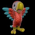 Cute-Parrot.jpg Cute Parrot (Easy print and Easy Assembly)