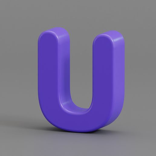 Alphabet U Letter