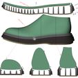 MESUREMENT.jpg digital 3D model POD last and sole shoes size 41
