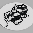 1.png Mask Skull Theater Logo Coaster