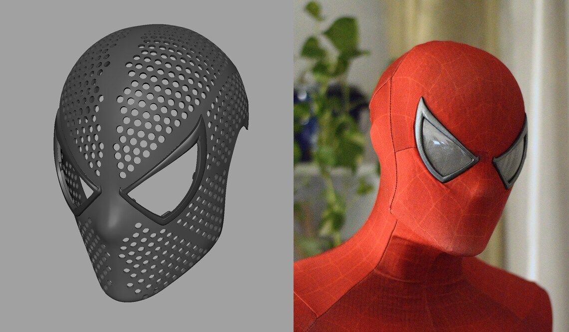 Spider-Man faceshell & suit DELETING SOON 