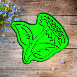 2021-05-03_20-35-25.png STL file cookie cutter flower sunflower・3D printable model to download