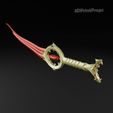 3.jpg Baldurs Gate 3 Bloodthirst кинжал Орина - 3d печать модели