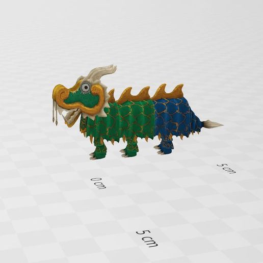 Chinese Dragon - 3D model önizlemesi