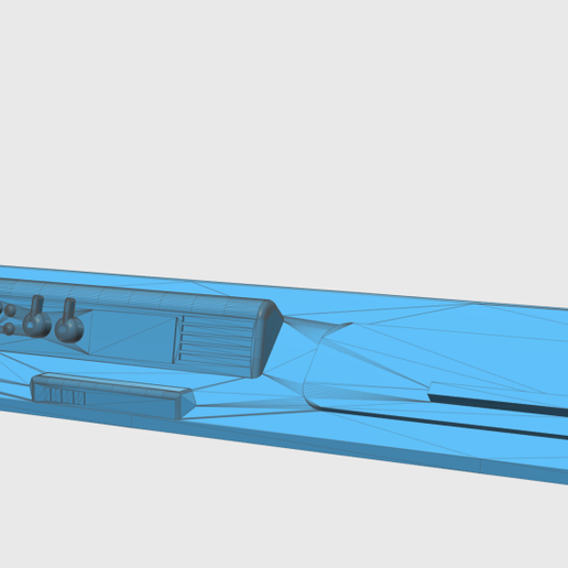 W50 dashboard 1:10 3D model