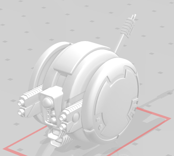 immagine_2020-11-17_220653.png Free STL file Space communist macaron pattern fighting drone・3D printable object to download, rjeoml0