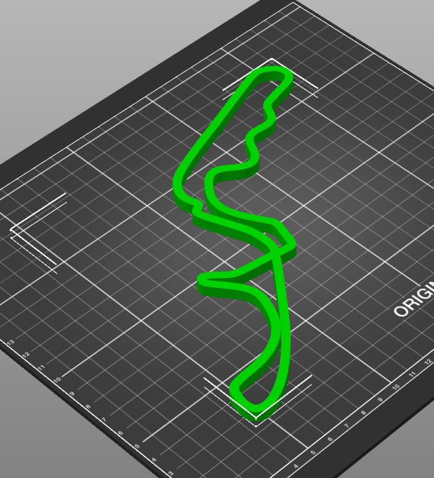 Decor Circuit F1 Circuit De Suzuka En 3D - Décor Murale Ou Bureau Decor Circuit F1 Circuit De Suzuka En 3D - Décor Murale Ou Bureau
