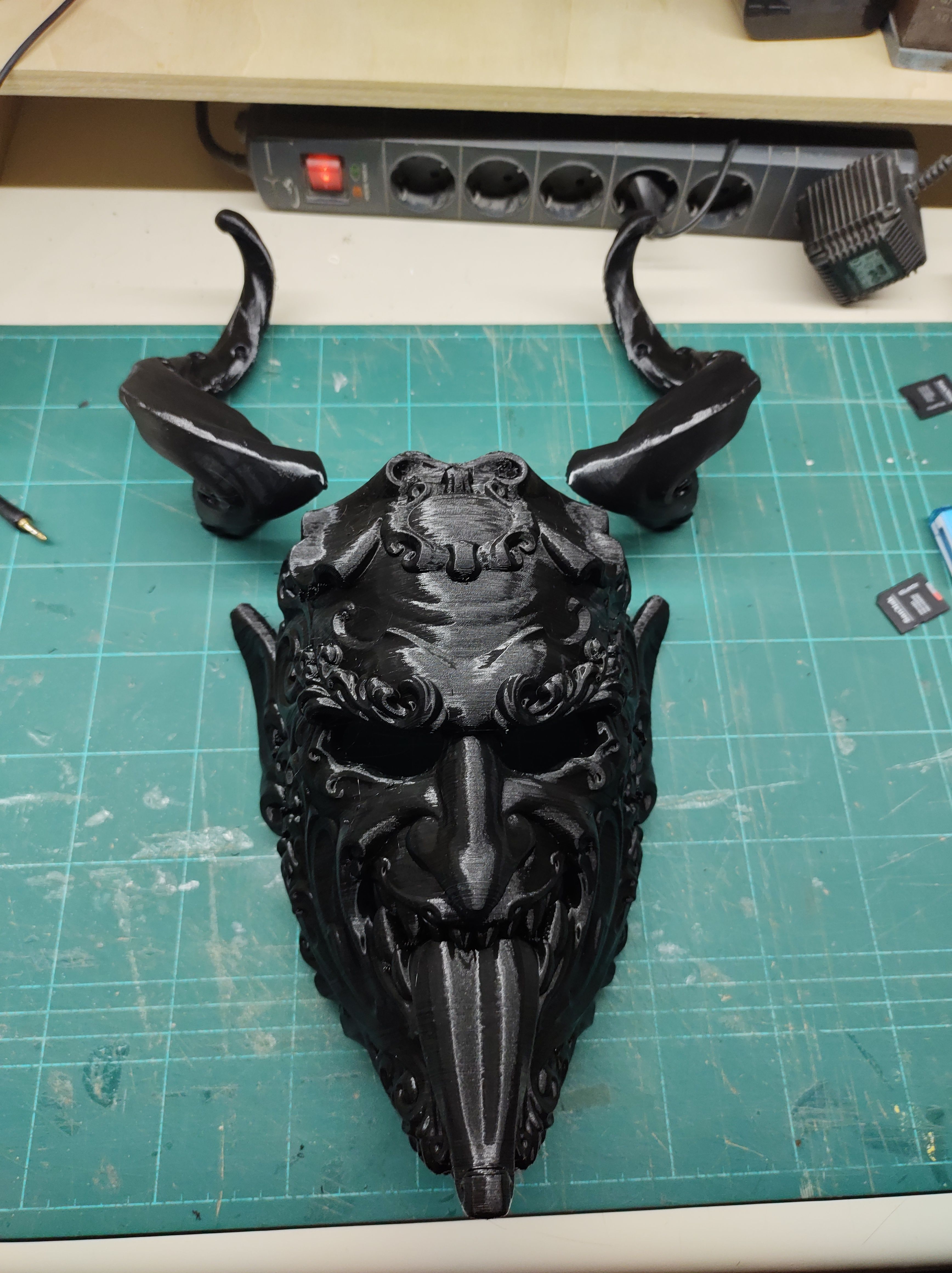 3D printing Demon Satyr Mask • made with Anycubic Predator ・ Cults