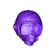 head.stl Skullpture #4 "The Biker"