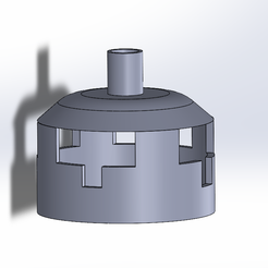 ashtray.png Vented Cigarette Ashtrey 3D Printed