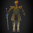 GiantDadArmorFront.png Dark Souls Giant Dad Full Armor and Sword for Cosplay